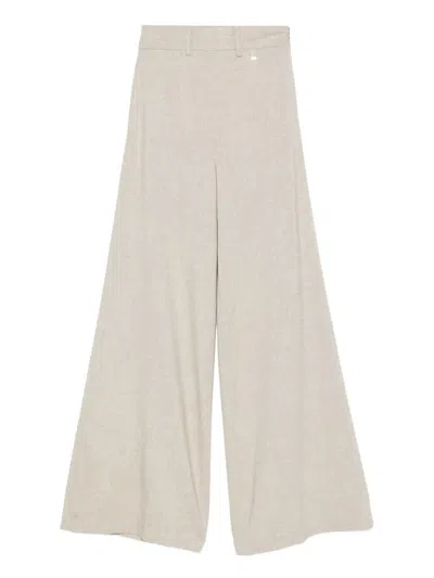 Herno Elastan Pantalone In Neutral