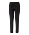 Herno Plain Elastic Pants In Black