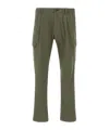 Herno Light Comfort Stretch Woven Cargo Trousers In Green