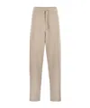 Herno Women Jogger Trousers In Viscose Blend In Brown
