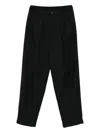 Herno Elastic-waist Trousers In Black