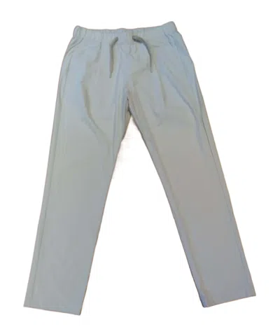 Herno Elastic Waistband Casual Pants In Gray