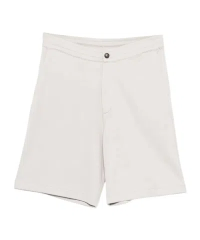 Herno Elastic Waistband Shorts In White