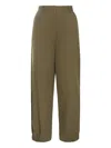Herno Elasticated-cuff Trousers In Green