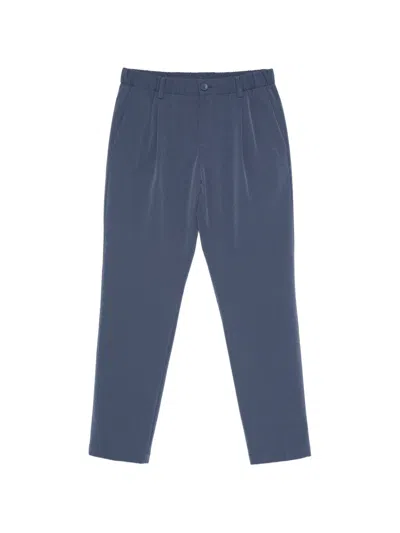 Herno Elasticated Trousers In Blue