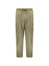 Herno Elasticated Trousers In Neutral