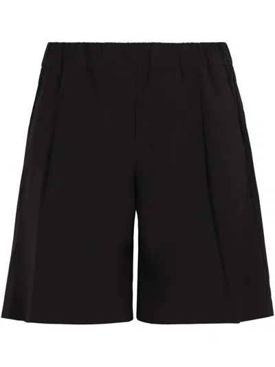 Herno Elasticated-waist Shorts In Black