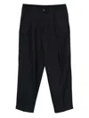 Herno Elasticated-waist Trousers In Black