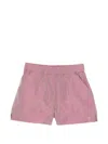 Herno Elasticated-waistband Shorts In Pink
