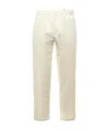 Herno Tapered Pants With Drawstring Waistband In Beige