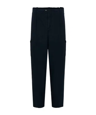 Herno Elasticated Waistband Trousers In Black