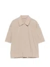 Herno Stretch Modal Blend Button-up Shirt In Neutral
