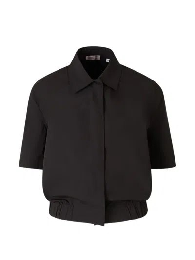 Herno Elasticated-hem Short-sleeved Shirt In Multi