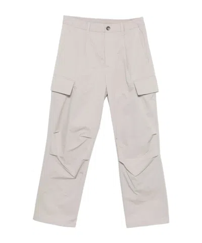 HERNO ELASTICATED-WAIST CARGO PANTS