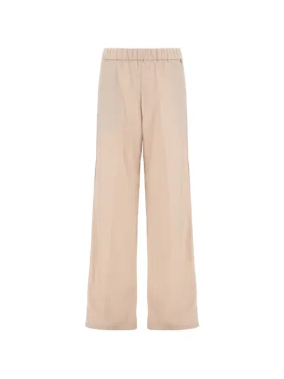 Herno Elasticated-waist Trousers In Brown