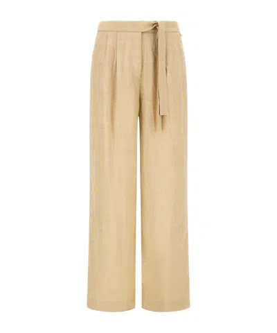 Herno Elasticated-waistband Trousers In Neutral