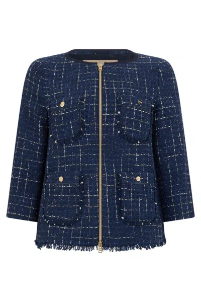 Herno Elegant And Versatile Dark Blue Jacket
