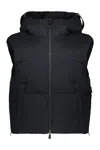 Herno Elegant Black Sleeveless Hoodie In Black