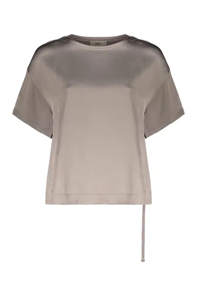 Herno Elegant Blouse In Brown