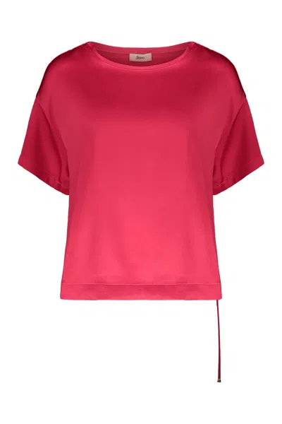 Herno Elegant Blouse In Red