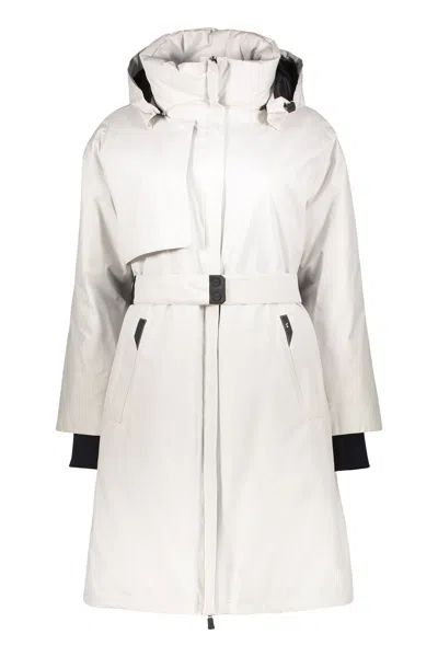 Herno Elegant Down Jacket With Belt In White