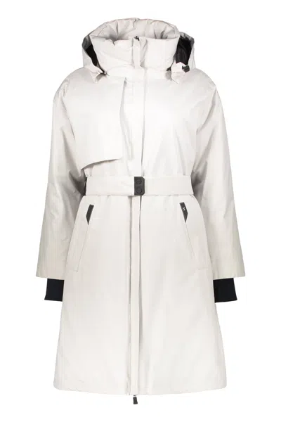 Herno Elegant Down Jacket With Belt In White