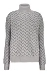 Herno Turtleneck Sweater In Gray