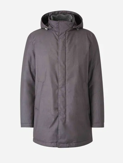 Herno Elegant Hooded Jacket In Hood With Drawstring