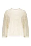 Herno Elegant Light Beige Blouse With Long Sleeves In Neutral