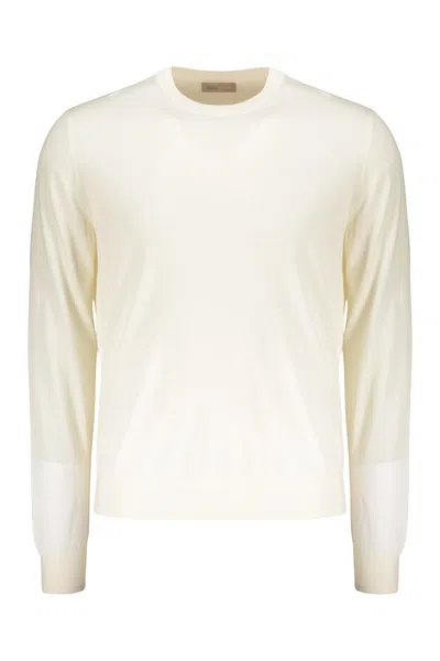 Herno Elegant Light Sweater With Long Sleeves In Neutral