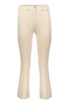Herno Button-fastening Flared Trousers In Neutral