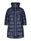 Herno Blue Cleofe Waterproof Down Jacket In Blue