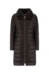 Herno Elisa Nylon Down Jacket In Brown