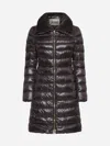 Herno Quilted Down Jacket In Brown