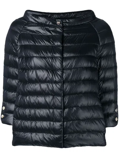 HERNO HERNO ELSA BLACK POLYAMIDE JACKET