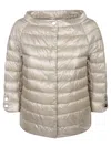 Herno Elsa Chantilly Beige Down Jacket In Beige