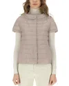 Herno Emelia Cap Sleeve Puffer Jacket In Gray