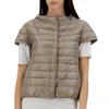 Herno Emilia Short Sleeved Cape Jacket In Dove In Beige