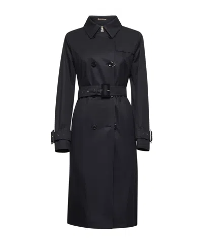 HERNO ERNO DOUBLE-BREASTED BELTED COAT