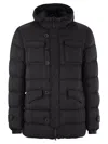 Herno Legend Man Puffer Midnight Blue Size 34 Polyamide In Black