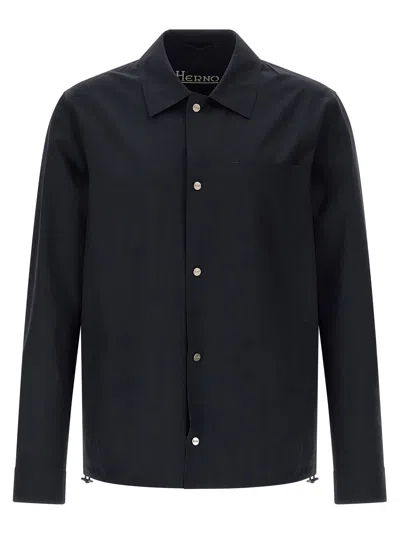 Herno Essence Overshirt In Black