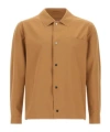 Herno Lightweight Double Bi-stretch Brown Jacket With Classic Collar In Brown