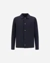 Herno Chest-pocket Button Jacket In Blue
