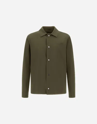 Herno Essence Shacket In Green