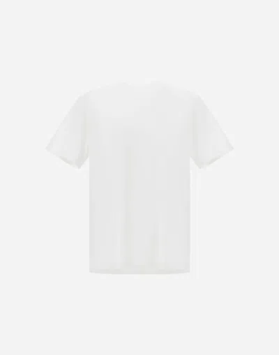 Herno Essential T-shirt In Bianco