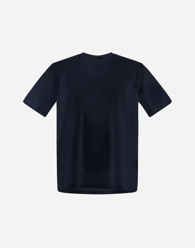 Herno Essential T-shirt In Blu