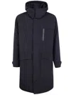 Herno Ex Laminar Long Parka In Black