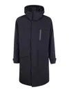 Herno Ex Laminar Long Parka In Black