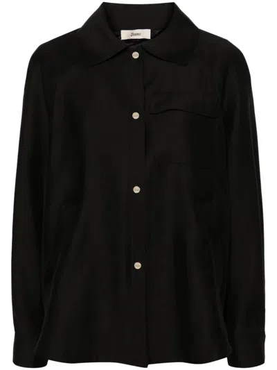 Herno Experience Silk Jacket In Black  