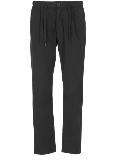 Herno Fabric Trousers In Black
